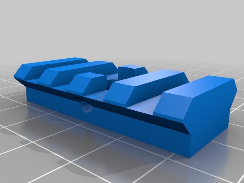 Picatinny rail for sling stud