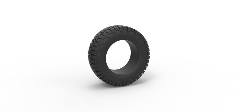 Diecast offroad tire 117 Scale 1:25