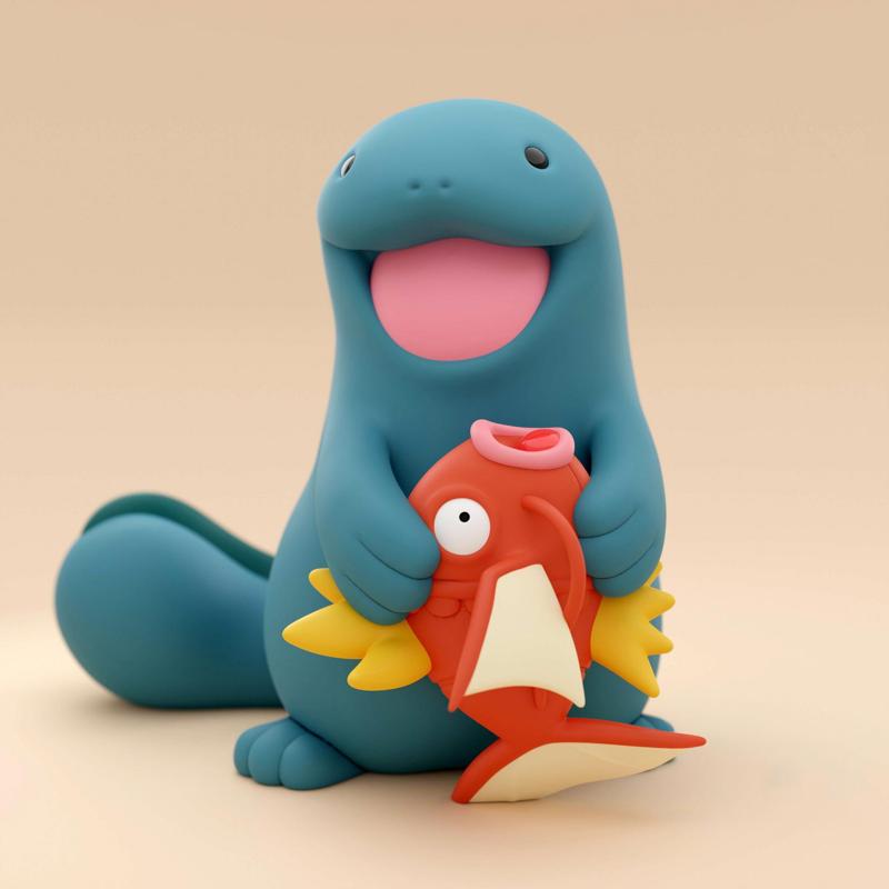 Pokemons - Quagsire and Magikarp