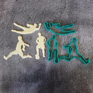 Football Players Cookie Cutters