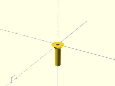 Customizable screw, nut and spring - Tornillo, tuerca y muelle parametrizable