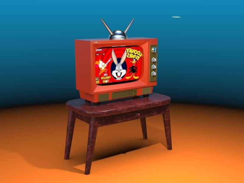 Cell Phone Holder in the Shape of a TV