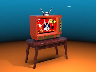 Cell Phone Holder in the Shape of a TV