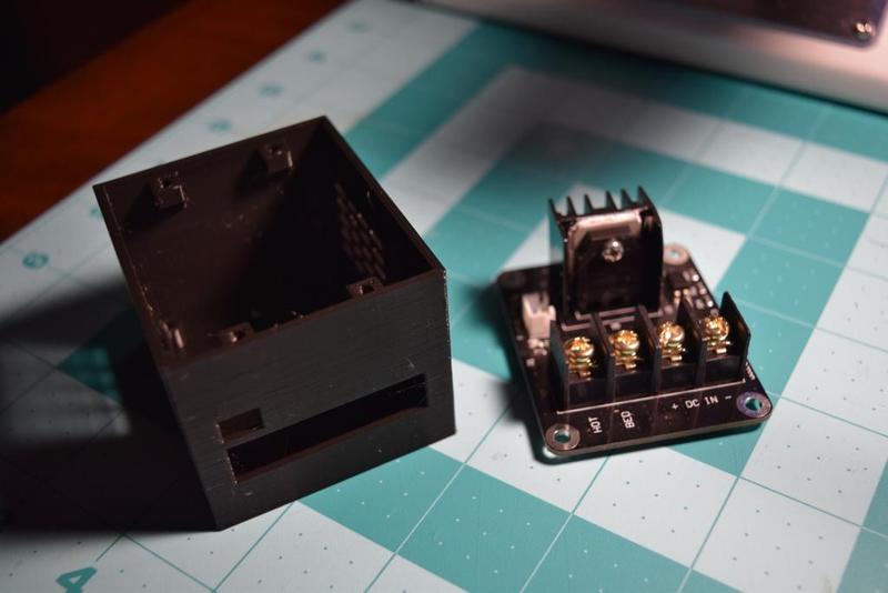 3D Printer Heated Bed Power Module Housing