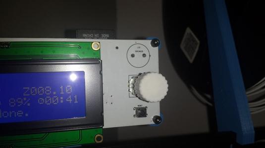 Prusa Hephestos display button