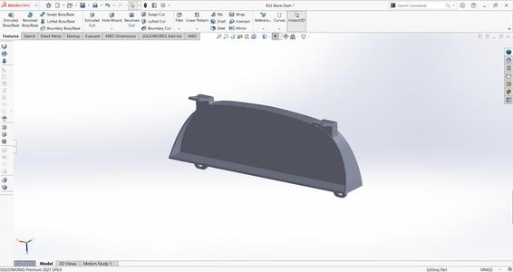 Nissan GT R32 Blank Dash Mount