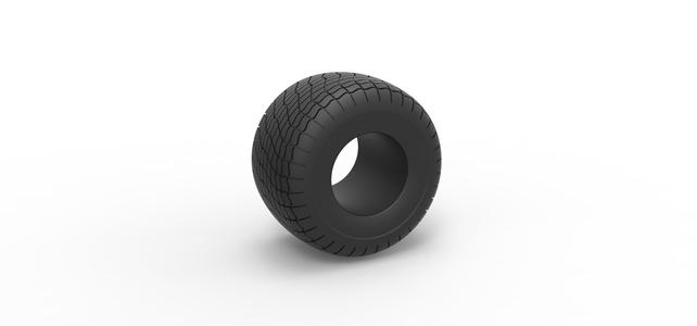Diecast Monster Jam tire 33 Scale 1:25
