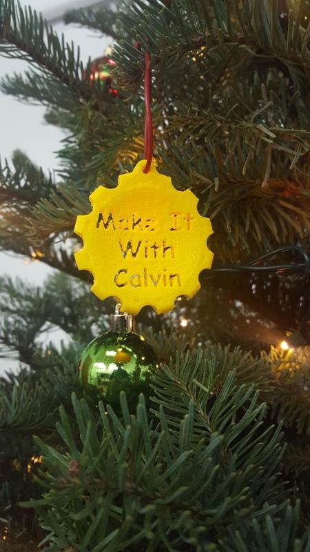 Make It With Calvin Ornament