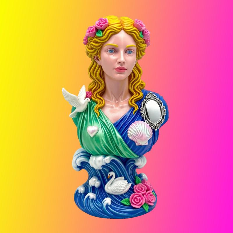 Aphrodite 3D Model STL File – Goddess of Love & Beauty Statue – Greek Mythology Deity 3D Print – Digital Download – Printable Sculpture