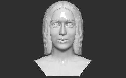 Katy Perry bust for 3D printing