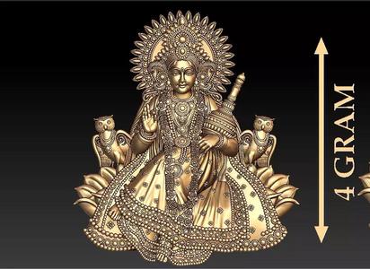 Laxmi Mata 3D print model Paper casting
