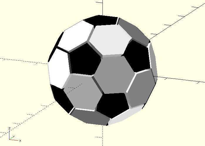 Soccer polyhedron