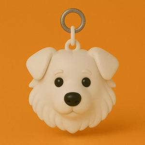Kuvasz Llavero 3D Plastico STL