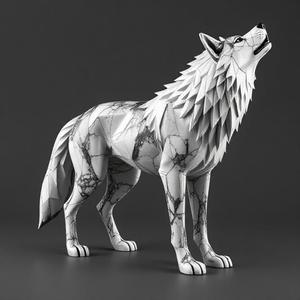 Wolf – 3D Model of a Majestic and Fearless Creature