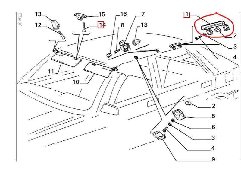 INTERNAL GRIP HANDLE LANCIA DELTA EVOLUZIONE LANCIA THEMA - LANCIA