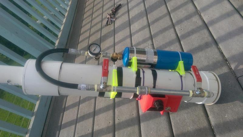 Propane Potato Canon mounts