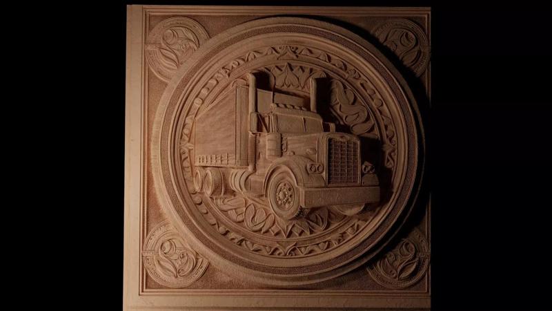 truck CNC 3d Print High Relief Sand Casting