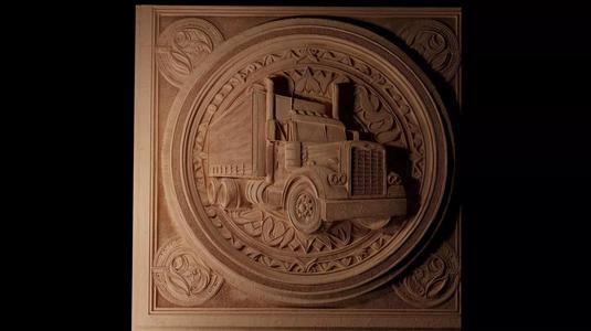 truck CNC 3d Print High Relief Sand Casting