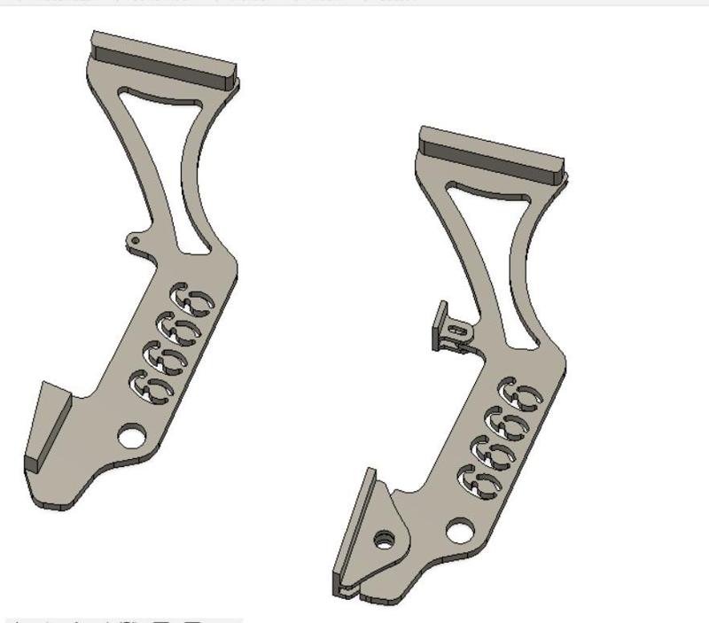 6666 spoiler mount 1:10 - wing mount rc 1/10