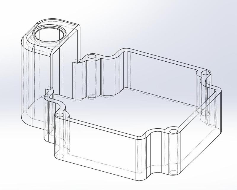 Nema 34 Stepper Cover - editable