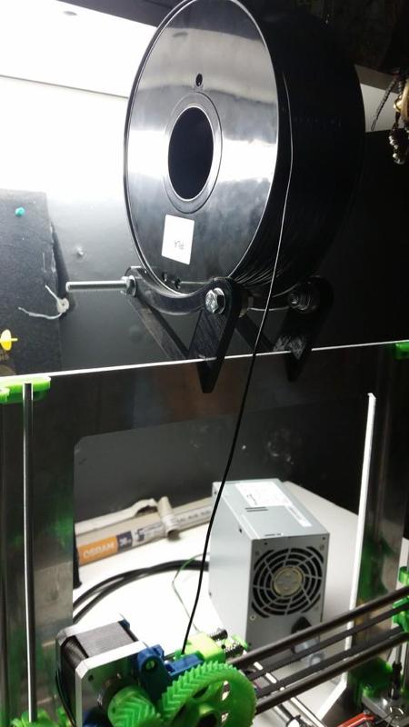 Radial Spool Holder for Al Frame Prusa i3