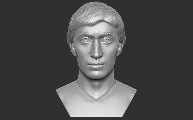 Wayne Gretzky bust for 3D printing