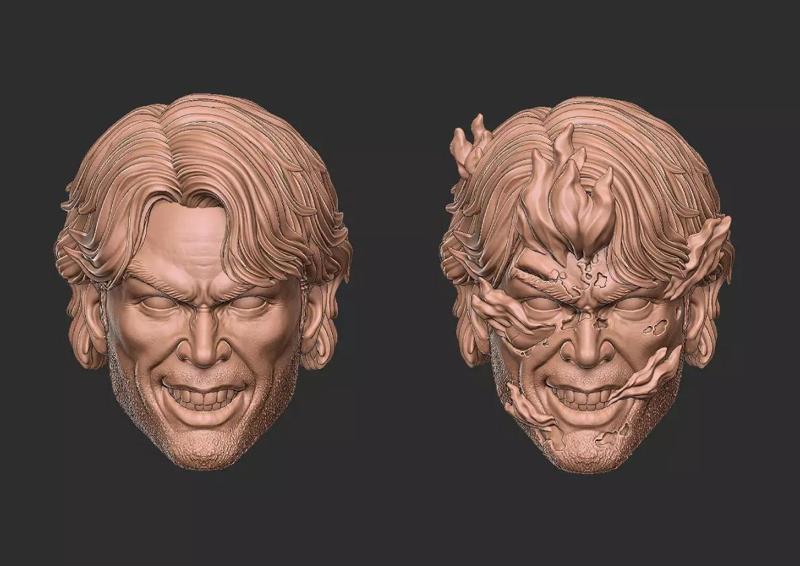 Ghos Rider Johnny Blaze Head