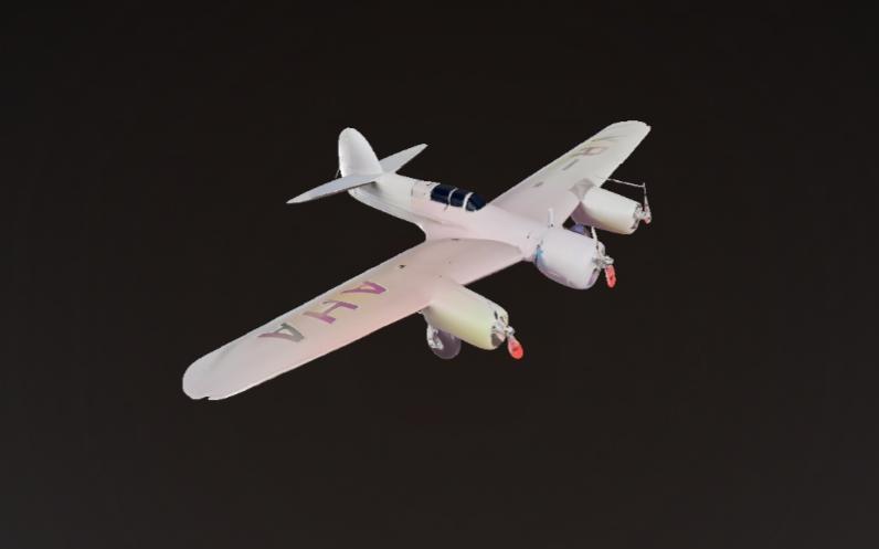 1937 Bellanca 28-92 Tri-Motor STL for 3d Resin Printing