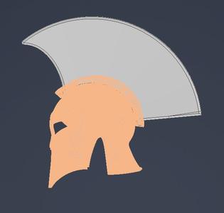 Helmet Plume for Spartan Helmet from ctramage