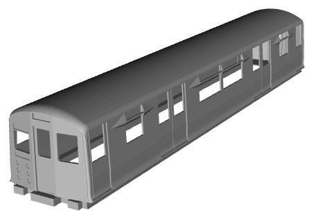 District line R49 driver coach 1/87 scale