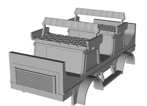 Drewry type B railcar 1/32 scale
