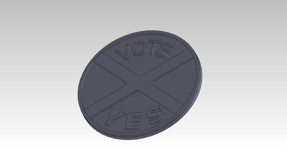 Vote YES Drinks Coaster