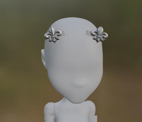 Rochelle Goyle hairclip   Monster High