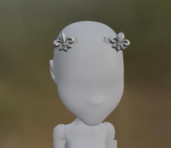 Rochelle Goyle hairclip   Monster High