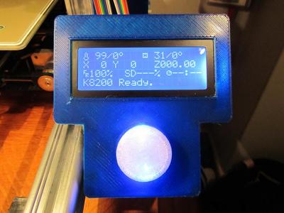 K8200 standalone with blue lighted button