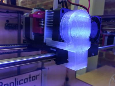 Replicator Ducted Fan Clips for Carl's AluCarriage and Cooling Block