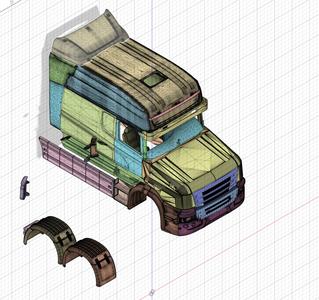 tamiya scania hauber longline r630