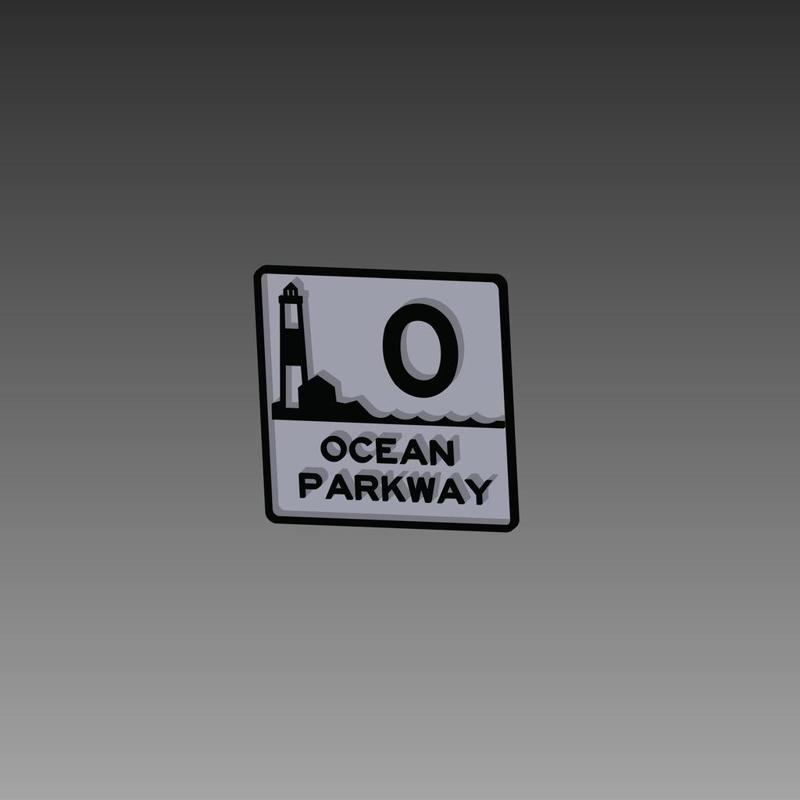 Ocean Parkway Sign