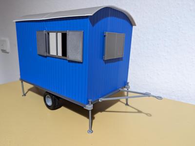 Construction trailer 1:14 RC for Tamiya/Carson