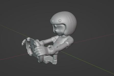 Tamiya 1/10 RC Multipurpose Driver Figure (Driver type)