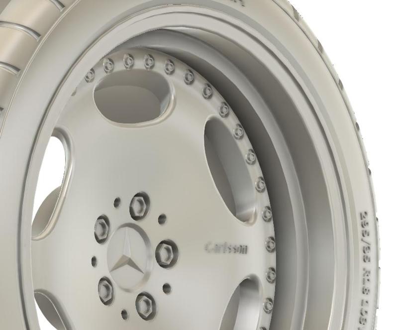 1/24 18x10 Benz Carlsson 3/6 wheels