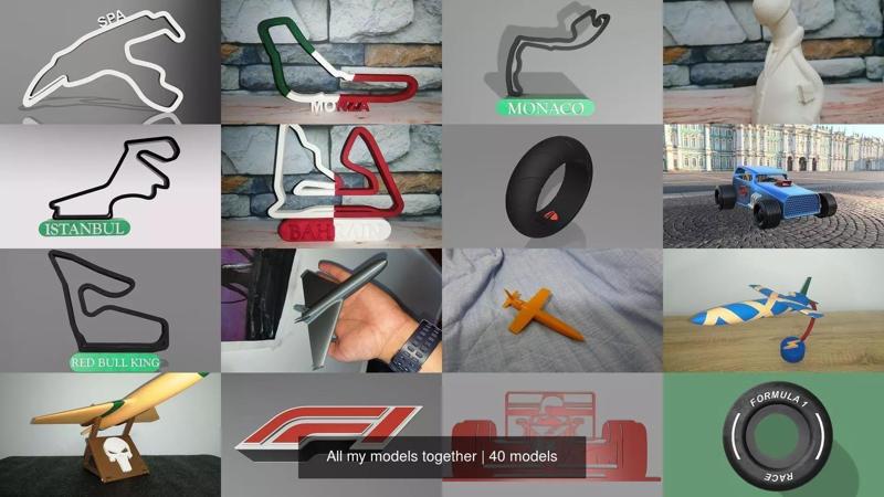 All my models together 3D Model Collection