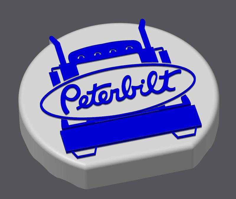 Tamiya 1/14 Fifth wheel cover PETERBILT
