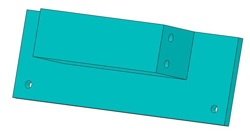 Front bumper mount for Tamiya 1/14 euro truck