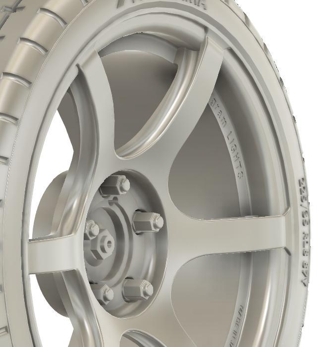1/24 18x8.5 Rays Gram Lights 57C6 wheels