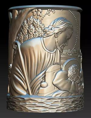 Candlestick Holy Family