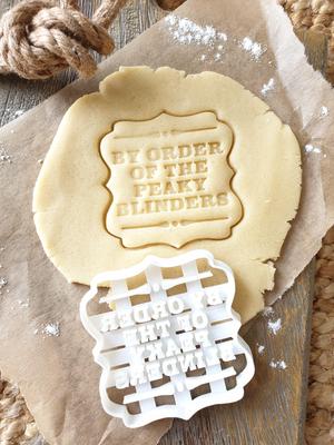 Peaky Blinders Cookie Cutter - "By Order" Garrison Style