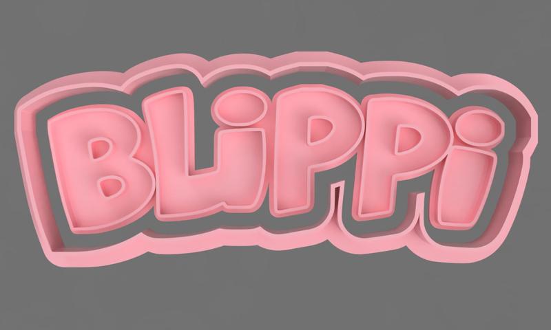 BLIPPI LOGO CUTTER FOR COOKIES AND FONDANT
