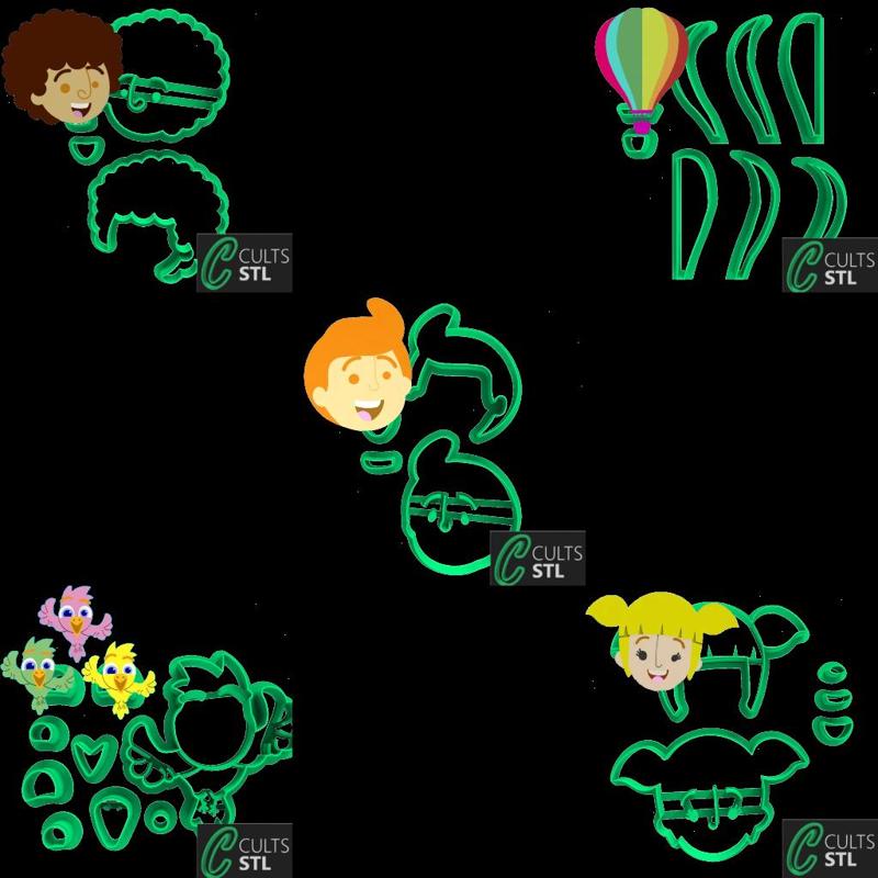 KIT CORTADORES - MUNDO BITA - 5cm