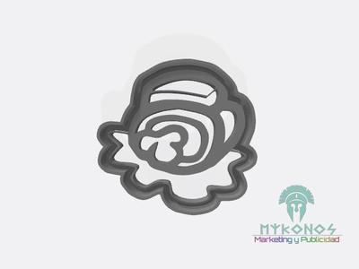 Cut Cookies Among Us game, cut cookies